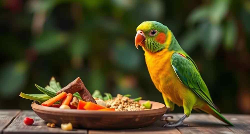 Balanced Diet Plan for pet bird