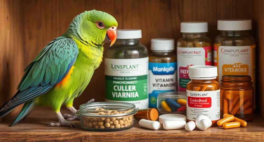 Supplements and Vitamins for pet birds