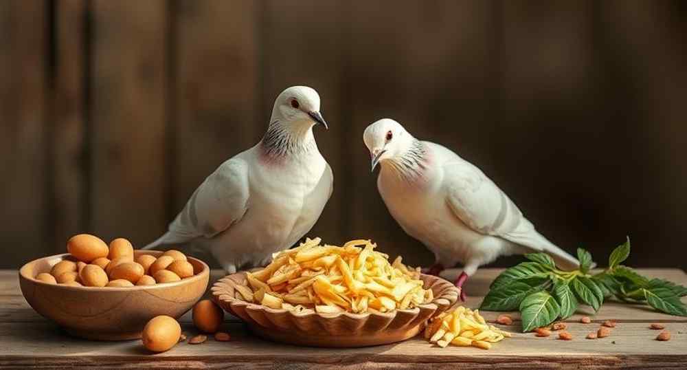 Foods of Pet Doves Foods of Pet Doves