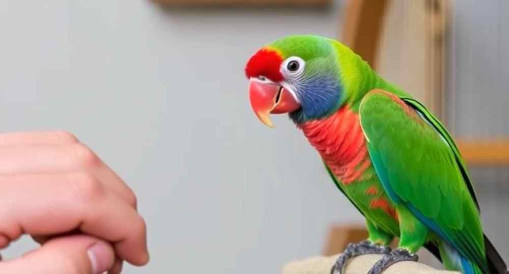 Training a Eclectus parrot Training a Eclectus parrot